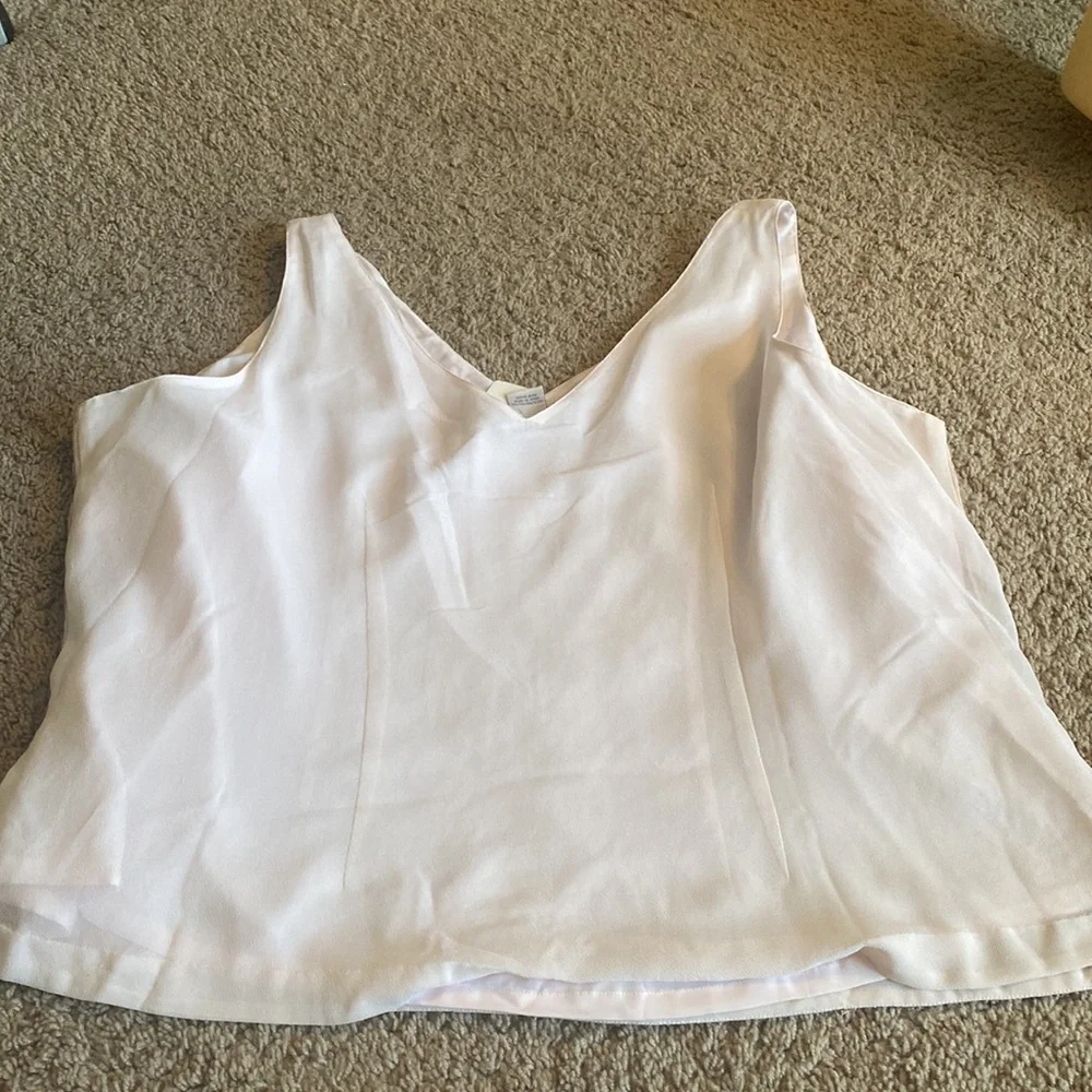 Light pink sequin tank top NWT size 24 - Picture 6 of 7